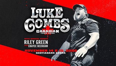 Rescheduled Luke Combs Scotiabank Arena