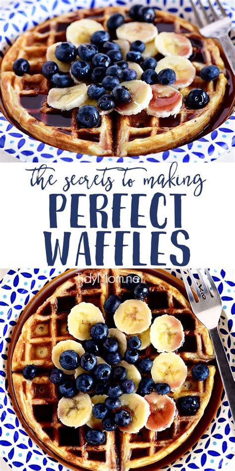 Funny thing us, now in my 40s, i much prefer to brew a pot of 'pekoe or 'breakfast, let it cool, and enjoy it. Secrets to Making Perfect Waffles Every Time | TidyMom®