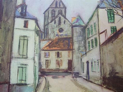 Maurice Utrillo Suburban Street Print Joseph Teslar Paint It Yourself