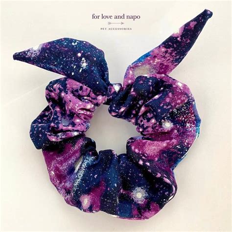Download my free sewing pattern here. Galaxy scrunchie chunky bunny ears scrunchie | Etsy in 2020 | Bunny ear, Scrunchies, Cat bow tie