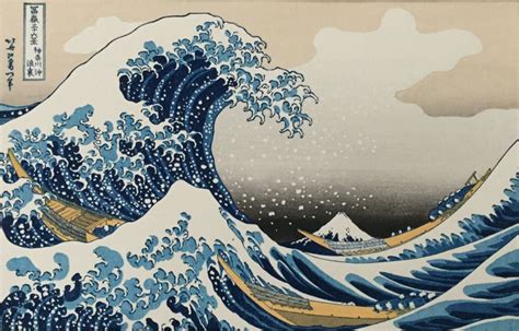 Woodblock Print By Katsushika Hokusai 1760 1849 Reprint The