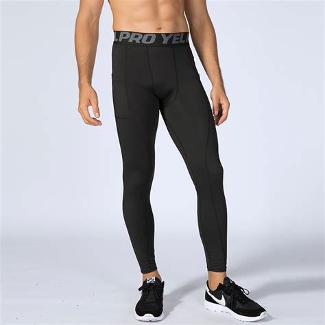 panegy mens compression pants cool dry sports tights pants running leggings yoga baselayer