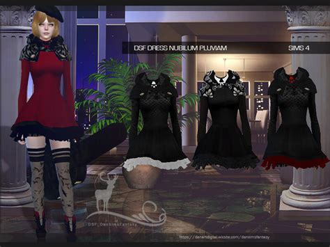 Sims 4 Witch Gothic Lolit Steampunk Dress The Sims Book