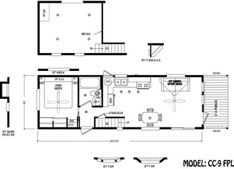 Arizona Cavco Cabins Lodges Cabin Lofts CC FPL Park Model