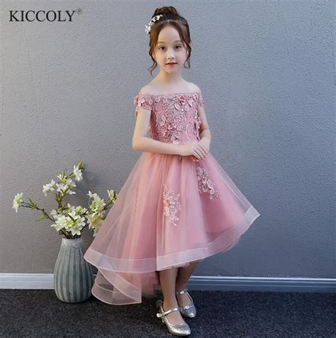 Elegant Beaded Appliques Flower Girl Dress Party Pageant Gown