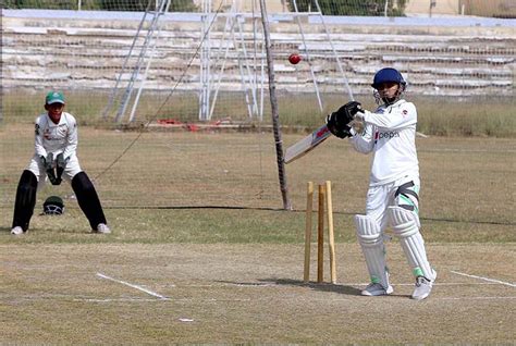 Youngster Cricketer In Full Form During Under 13th Cricket Trials For
