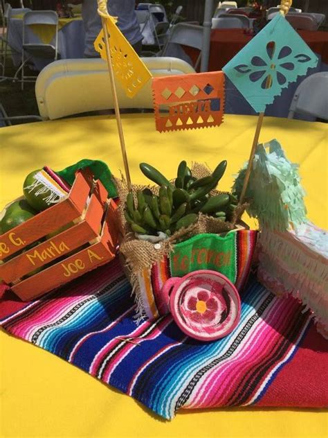 Centros De Mesa Para Fiesta Mexicana Ideas Para Las Fiestas Infantiles Para Muj Mexican