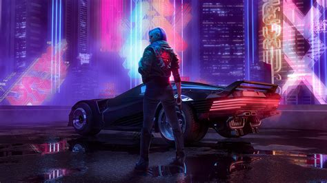 Wallpaper Cyberpunk Cyberpunk 2077 Science Fiction Retro Science