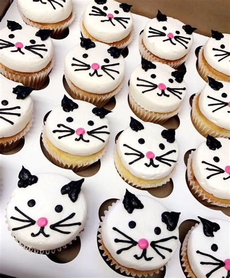 Catkitten Cupcakes Birthday Cake For Cat Cat Themed Birthday Party