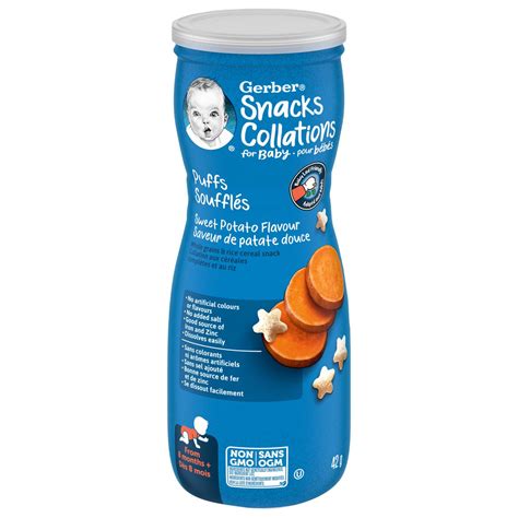 Gerber® Puffs Sweet Potato Baby Snacks 42 G Walmart Canada