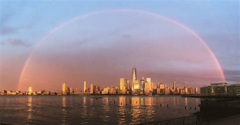 Massive Rainbow Over Nyc After Todays Storm By Adamwade