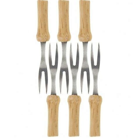 Chef Aid Wooden Corn On The Cob Forks Pack Of 6 Only £320