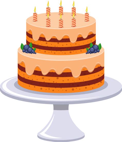 Birthday Cake Clipart Design Illustration 9385157 Png