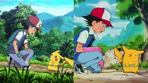 Pokemon The Movie I Choose You New Movie Scene Vs Old Anime Scene