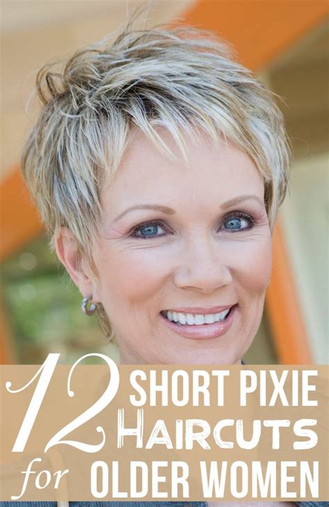 12 Short Pixie Haircuts For Older Women