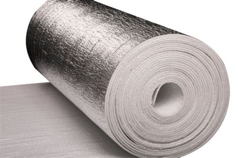 China Silver Aluminum Foil Backed Epe Xpe Foam Thermal Insulation For