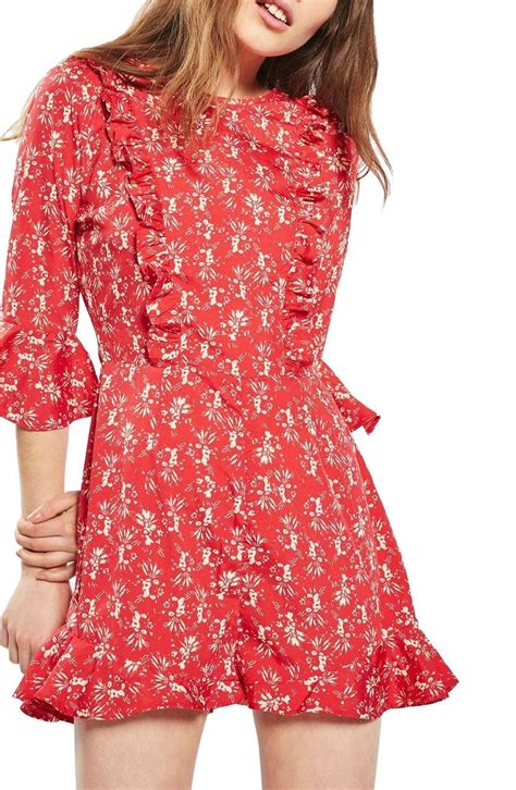 Topshop Floral Ruffle Romper Nordstrom Moda Blusas Daniel