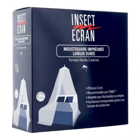Insect Ecran Moustiquaire Impr Gn E Lit Places Adulte Pharmarun