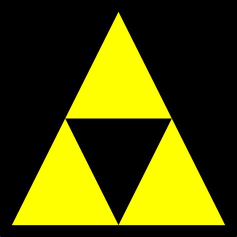 Illussion Three Black Triangles Logo