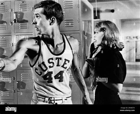 Anthony Perkins Jane Fonda On Set Of The Film Tall Story Warner