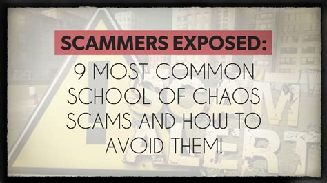 Scammers Exposed 9 Most Common School Of Chaos Scams And How To