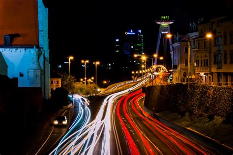 Free Images Cars Car Lights Long Exposure Photography Red White