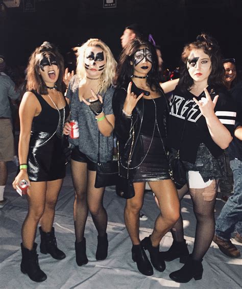 Rock Band Group Halloween Costumes