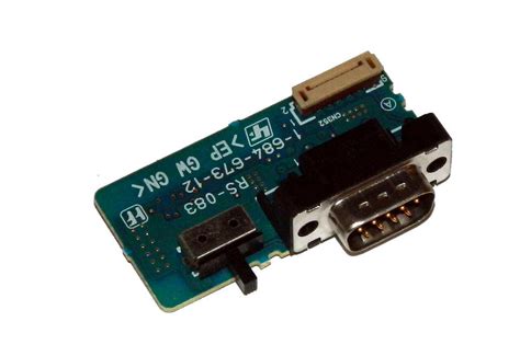 Sony 1 684 673 12 Rs 083 Dsr 45p Remote Switch And Rs 232c Port Board