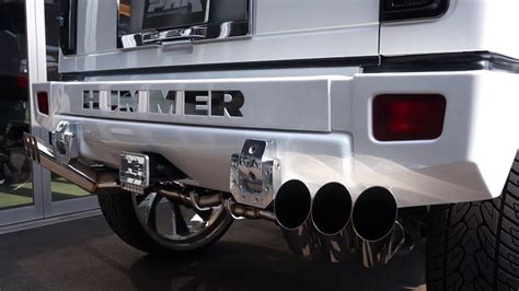 Hummer H2 30inch Wheel With Custom Exhaust By Phkosugi Youtube