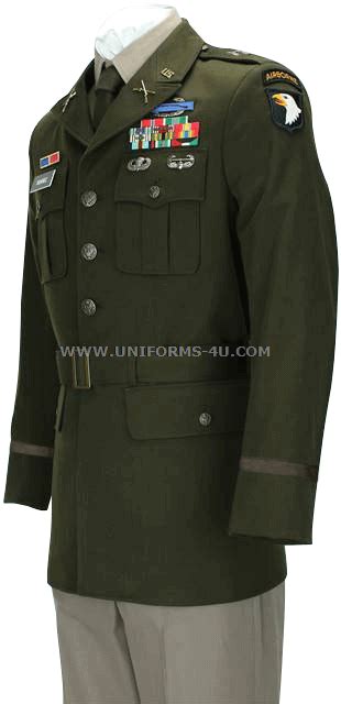 Us Army Male Officer Army Green Service Uniform Agsu