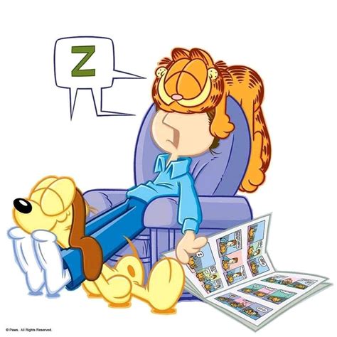 Sunday Garfield And Odie Garfield Cartoon Cartoon Tv