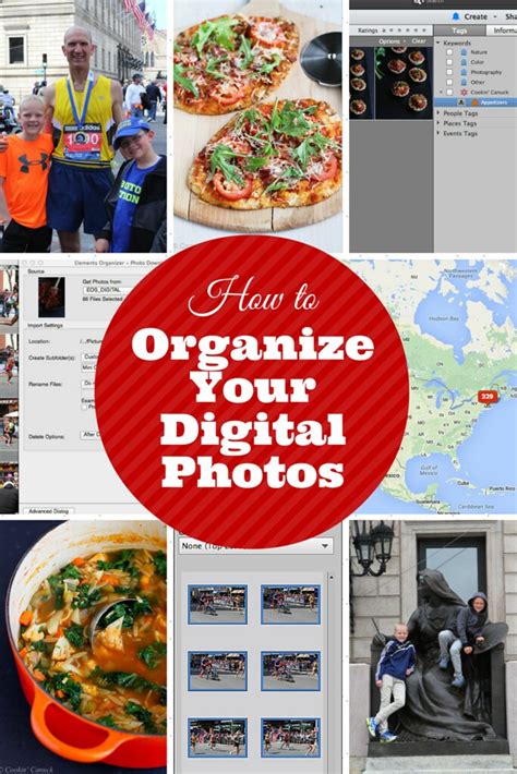Most camera these days has an option to add custom file names or folders in the camera itself. How to Organize Your Digital Photos | Cookin' Canuck