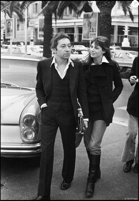 Serge Gainsbourg And Jane Birkin In Cannes To Attend The 22nd Film Festival May 1969