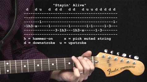 Stayin Alive By The Bee Gees 365 Riffs For Beginning Guitar