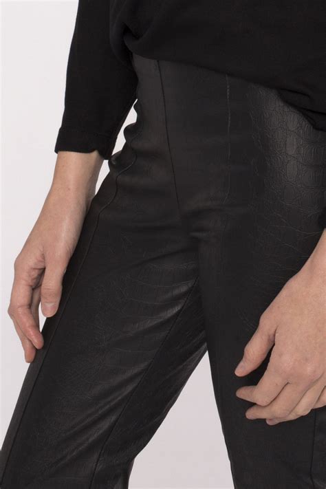 Ecological Leather Skinny Trousers P11884 Nissa