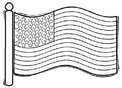American Flag Coloring Page For The Love Of The Country