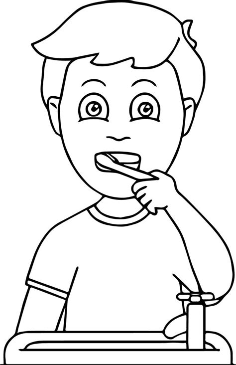 See more ideas about brushing teeth, clip art, cartoon. nice Dental Kids How Doing Tooth Brush Coloring Page ...