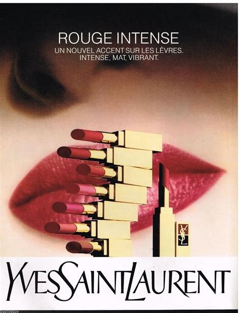 Consultez notre notice sur l'utilisation de vos. Détails sur Publicité Advertising 1989 Cosmétique maquillage Yves Saint Laurent | Maquillage ...