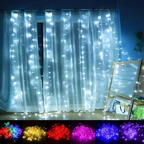 Curtain Fairy String Lights For Wedding Party Christmas Holidays