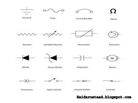 There are various lighting, electrical, telecom, and structure symbols in the library that you can use to create the diagram. 12 Electrical symbols « Electrical and Electronic Free Learning Tutorials