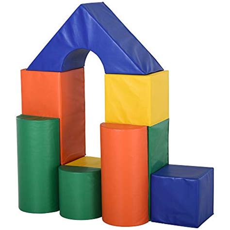 Soozier 11 Piece Soft Play Blocks Soft Foam Toy Building And Stacking