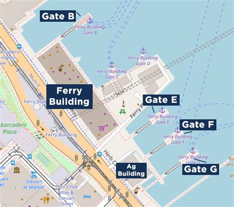 See Current Downtown Sf Gate Assignments San Francisco Bay Ferry
