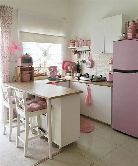 ide terkini desain dapur cantik batik wanita