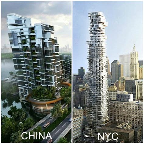 Herzog De Meuron Copycat Jenga Building China Inhabitat Green