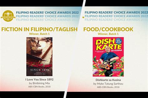 Abs Cbn Books Publications Recognized In Filipino Readers Choice