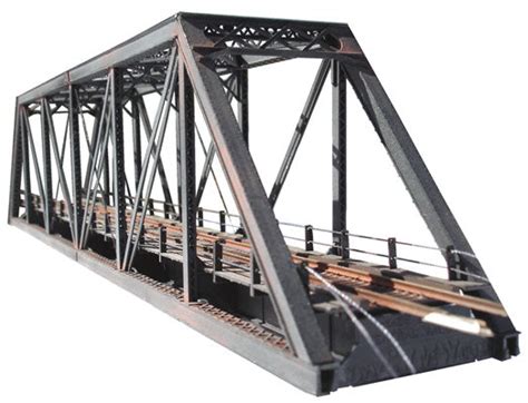 Central Valley Models 1820 N 150 Pratt Truss Bridge Kit With Walkways