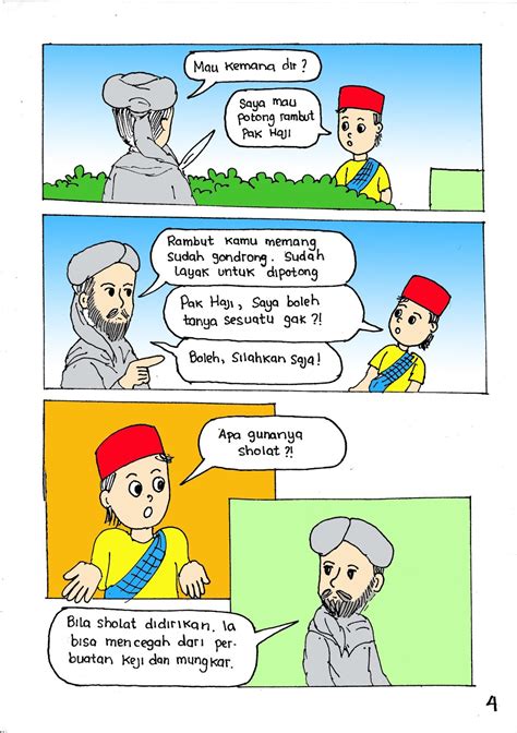 Contoh Gambar Komik Islami Yang Mudah Digambar Berbagai Contoh