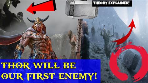 God Of War 4 Thor After Kratos Thor Will Be First