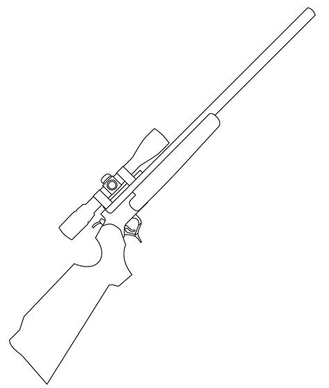 Coloring Pages Fortnite Guns Ray Gun Drawing Free Download On
