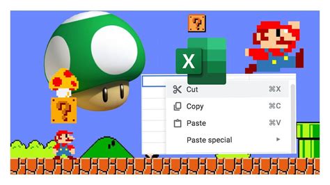 Animación De Super Mario Bros En Excel Usando Tres Comandos Youtube